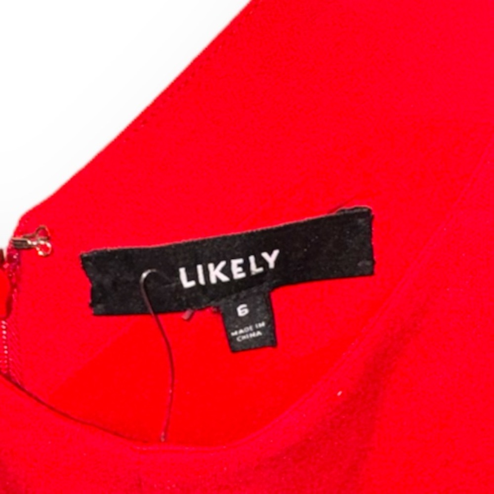 NEW Likely
Sylvie Ruffled High-Low Gown
CHRISTMAS DRESS RED SIZE 6 - Picture 12 of 13
